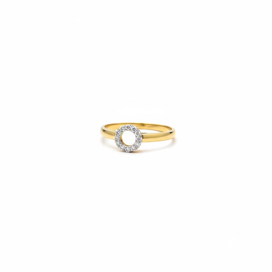 Diamond Circle Ring